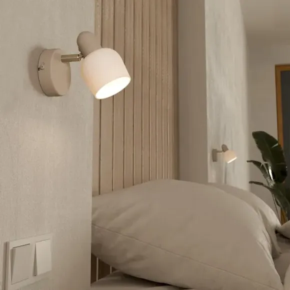 Adjustable Wall Spotlight - Off-White image