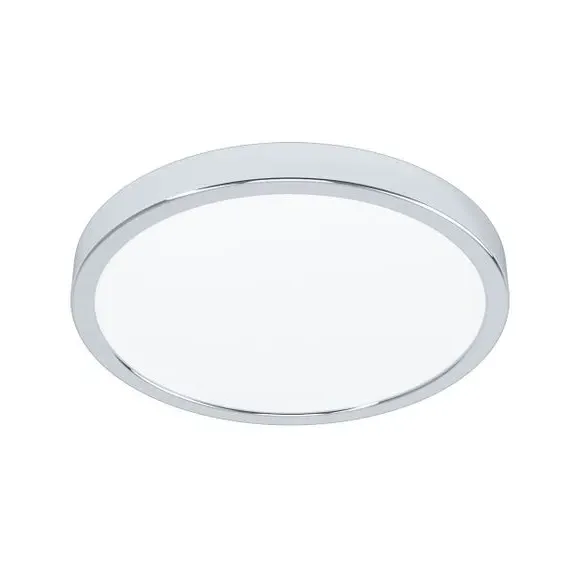 Circular LED Flush Ceiling Light - Silver