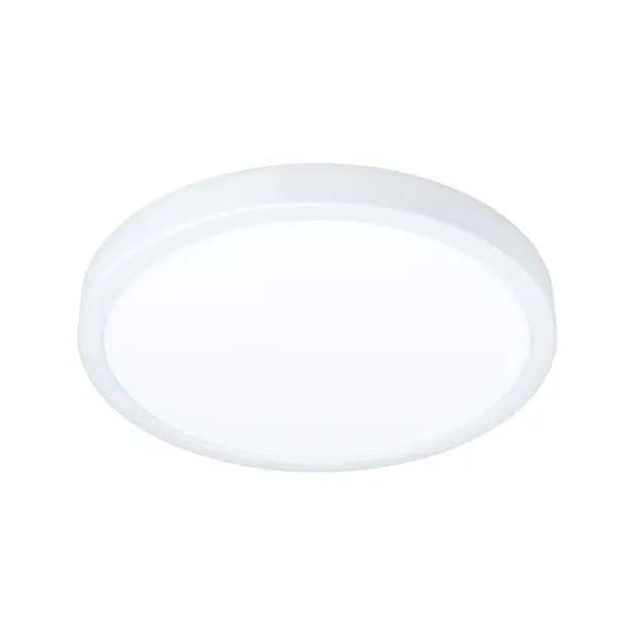 Circular LED Flush Ceiling Light - White