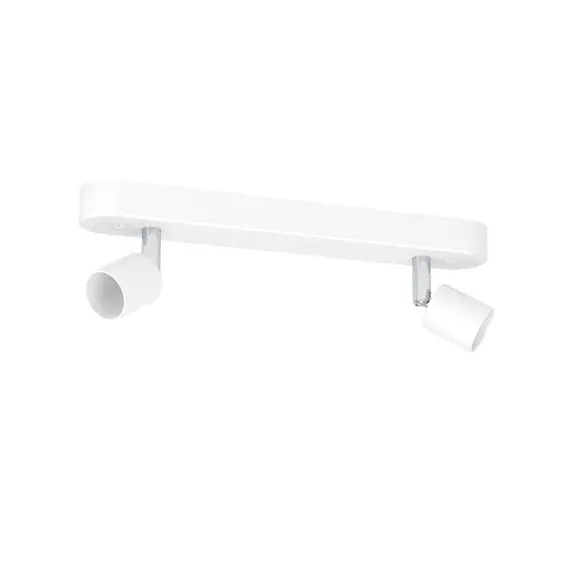 2-Light Adjustable Spotlight Bar - White, Steel image