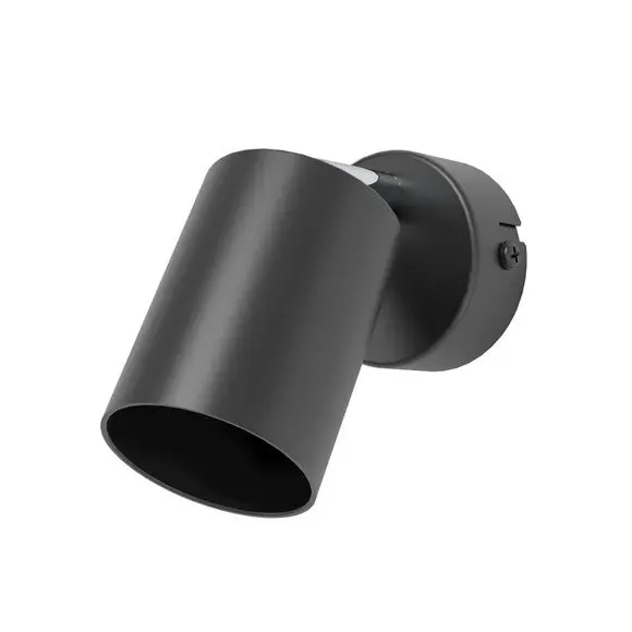 Semi Flush Spotlight - Black, Steel image