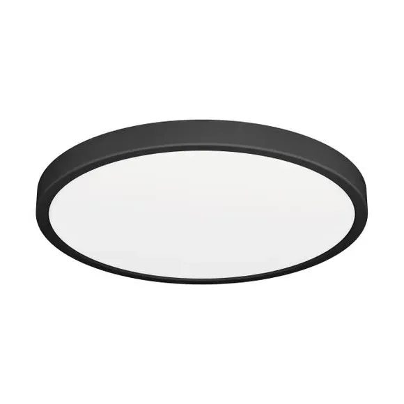 Flush Ceiling Light with Color Changing - Black image