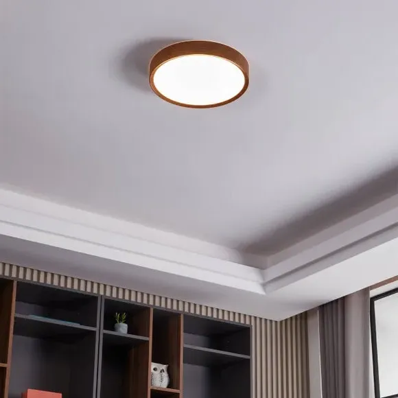 Flush Ceiling Light with LED - Natural