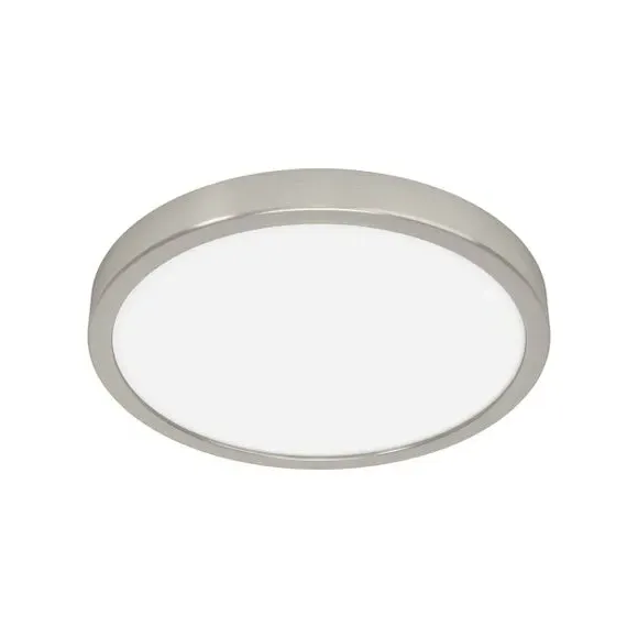 Flush LED Ceiling Light - Silver, Modern image