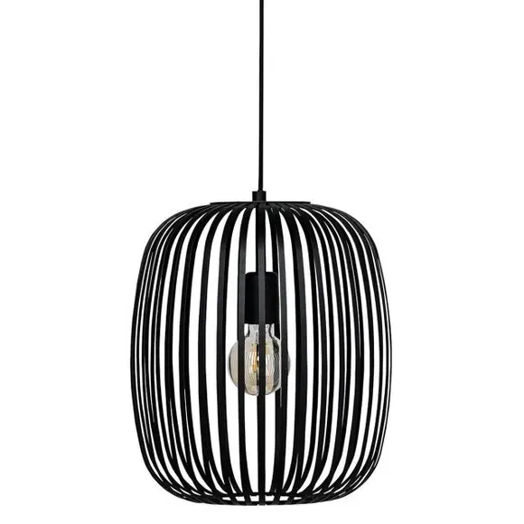 Industrial Pendant Light Adjustable - Black