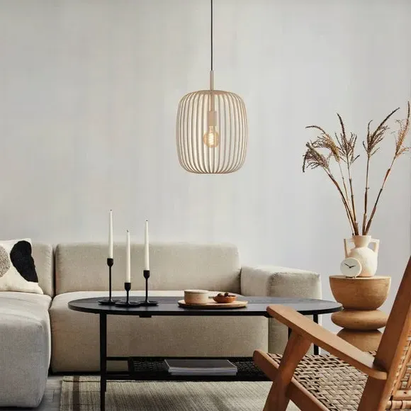 Industrial Pendant Light Adjustable - Natural
