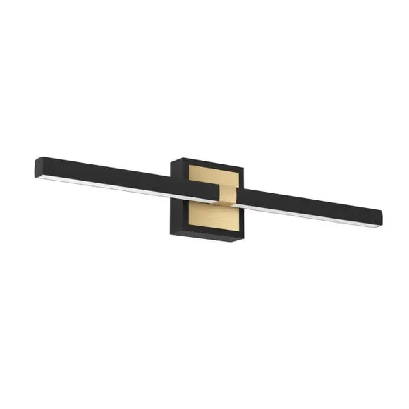 LED Mirror Wall Light - Black, Steel