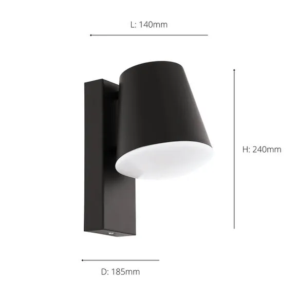 LED Outdoor Wall Light - Anthracite, Steel