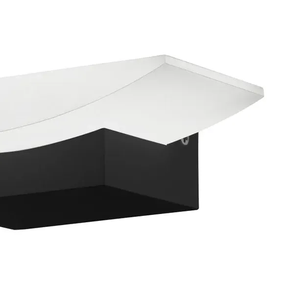 LED Uplighter Wall Light - Black