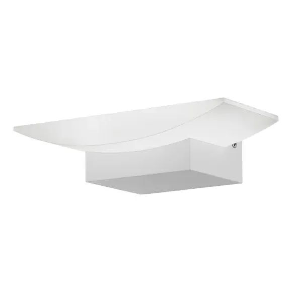 LED Uplighter Wall Light - White
