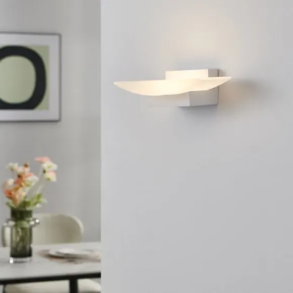 LED Uplighter Wall Light - White