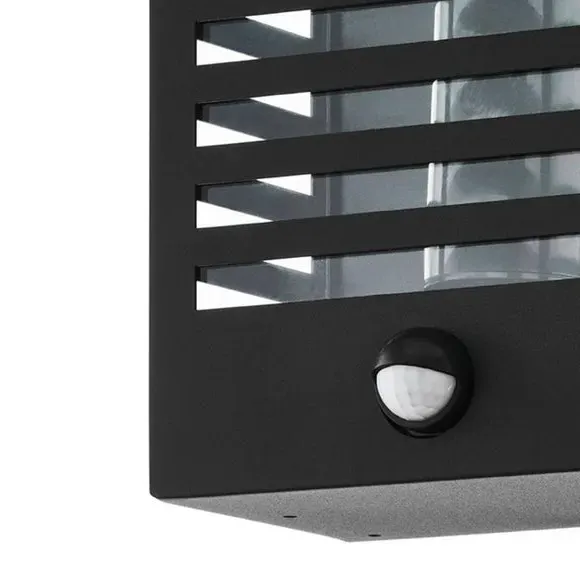 Outdoor Sensor Wall Light - Black, Metal