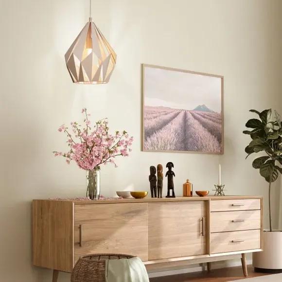 Pendant Light with Cut-Out Design - Apricot image