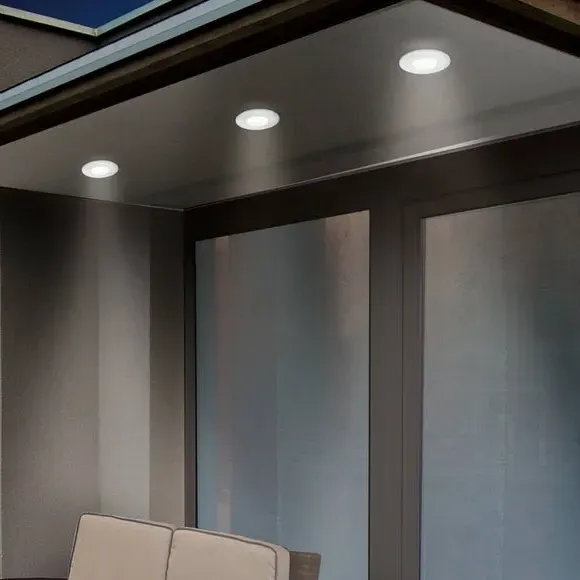 Recessed Ceiling Light IP65 - White, Aluminum image