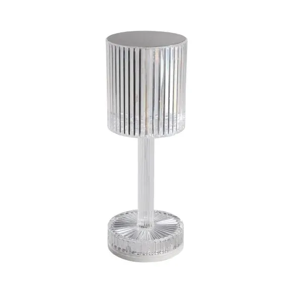 Rechargeable LED Table Lamp - Clear, Plastic image