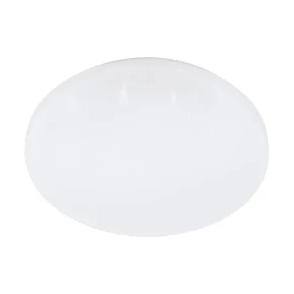 Round LED Ceiling Light Crystal Effect - White