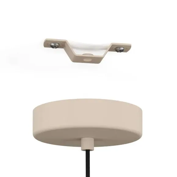 Round Pendant Light Height Adjustable - Brass, Steel