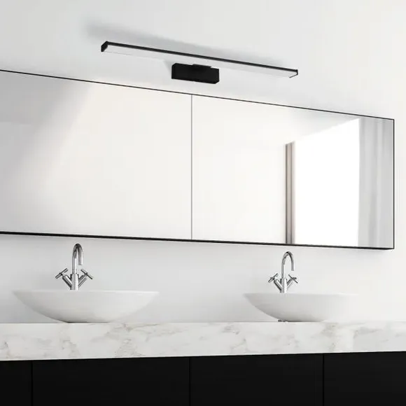 Slim Bar Wall Light with LED - Black