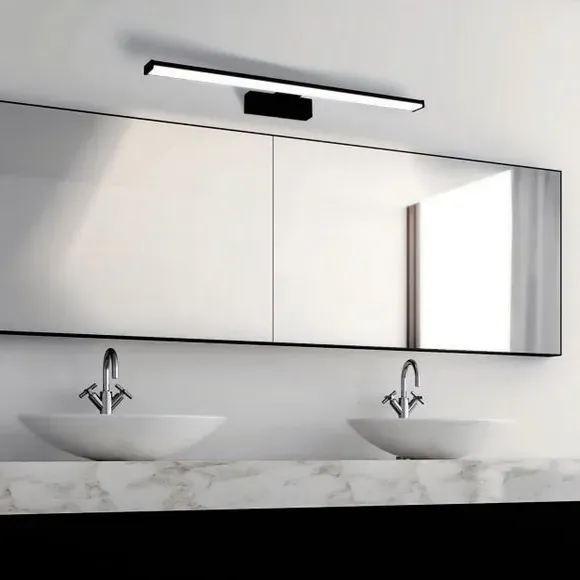 Slim Bar Wall Light with LED - Black