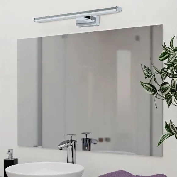 Slim Bar Wall Light with LED - Silver