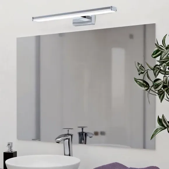 Slim Bar Wall Light with LED - Silver