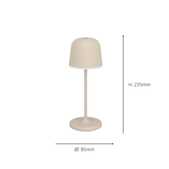 Touch Dimmable LED Table Lamp - Sand