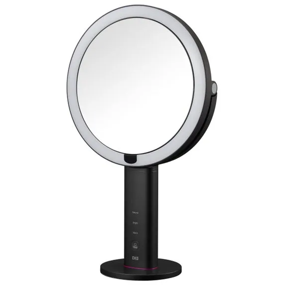 Dual Sided LED Mirror with Sensor - Dark Grey