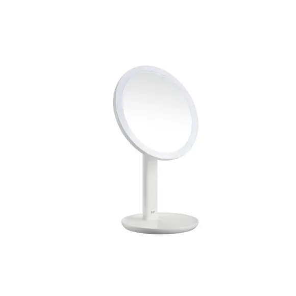 LED Magnification Mirror with Stand - White