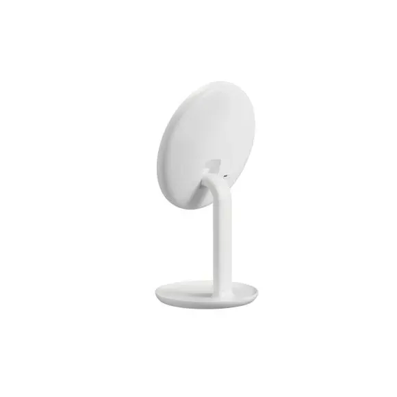 LED Magnification Mirror with Stand - White