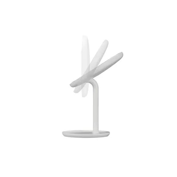 LED Magnification Mirror with Stand - White