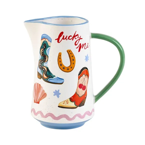 850ml Serving Jug - White, Stoneware