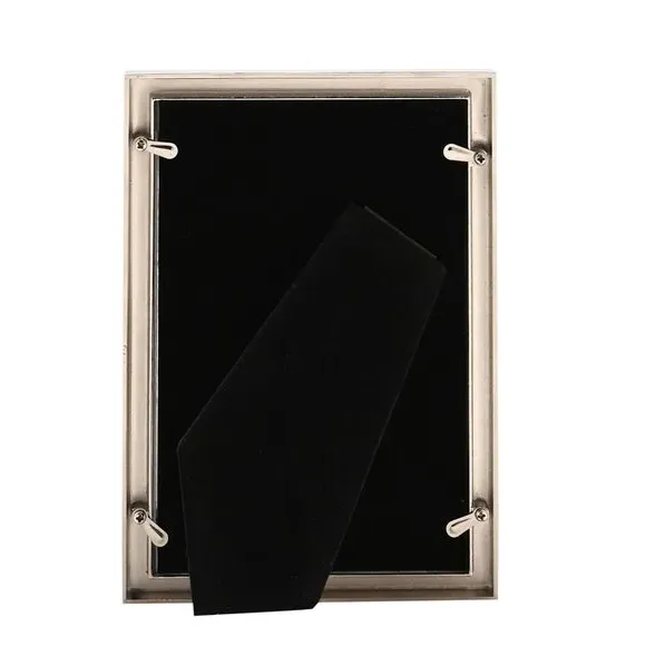 Photo Frame with Mother of Pearl - Grey