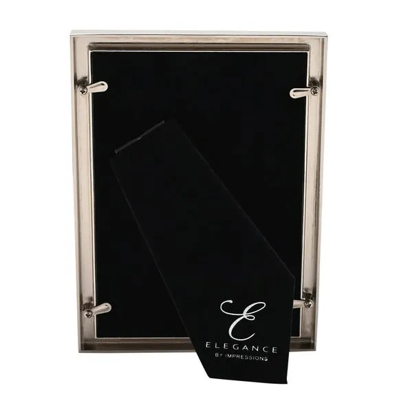Photo Frame with Mother of Pearl - White