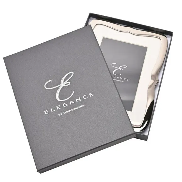 Wavy Edged Photo Frame - Silver