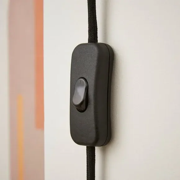 2-Tier Dome Wall Light - Black, Metal