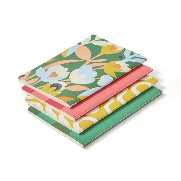 4-Pack A5 Notebook Refills - Multicolor, Paper