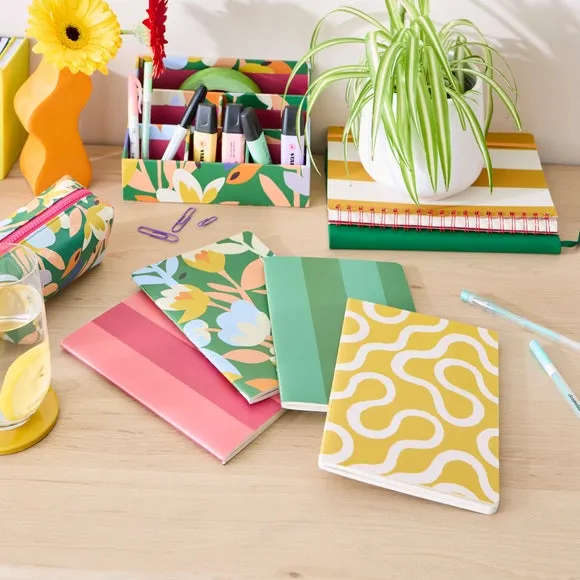 4-Pack A5 Notebook Refills - Multicolor, Paper