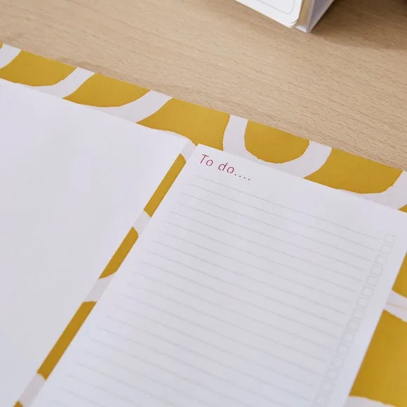 A3 Deskpad with Tear-Off Sheets - Yellow