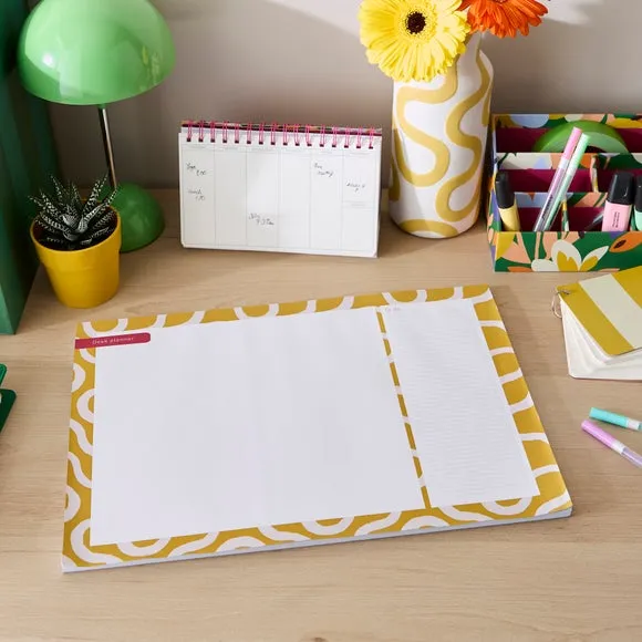 A3 Deskpad with Tear-Off Sheets - Yellow image