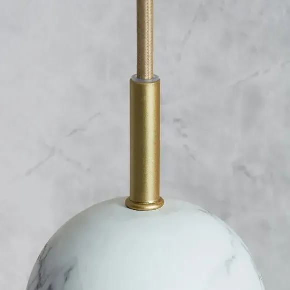 Adjustable Pendant Light - White, Metal