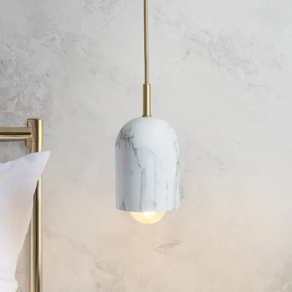 Adjustable Pendant Light - White, Metal image