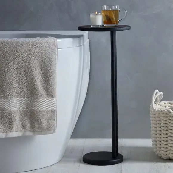 Bath Side Table - Matt Black image