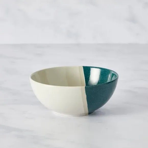 Cereal Bowl with Speckle Glaze - Teal, Stoneware