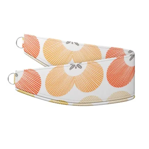 Curtain Tieback with Daisy Motif - Multi, Cotton