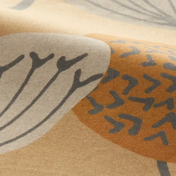 Cushion Cover with Geometric Pattern - Honey