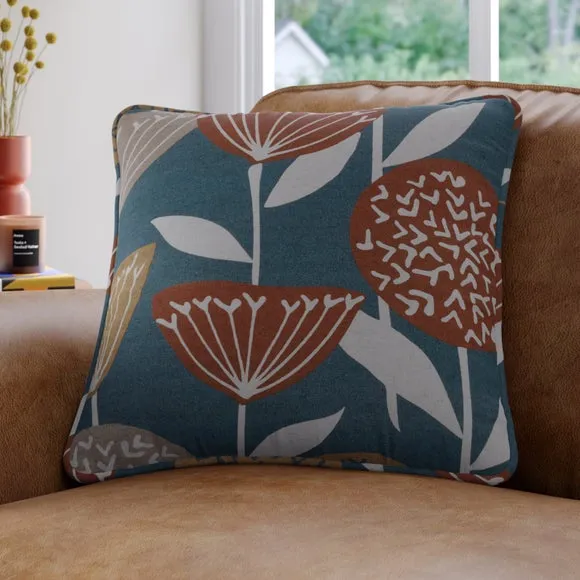 Cushion Cover with Geometric Pattern - Pacific