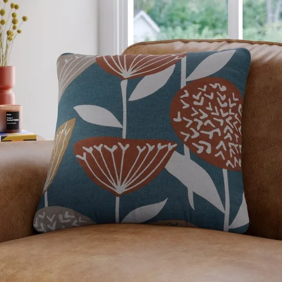 Cushion Cover with Geometric Pattern - Pacific
