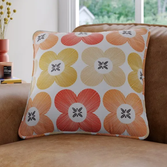Daisy Cushion Cover - Multi, Cotton