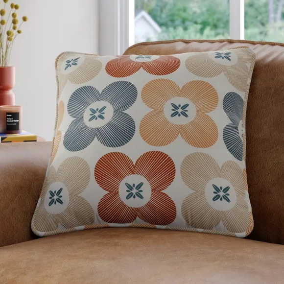 Daisy Cushion Cover - Pacific, Cotton