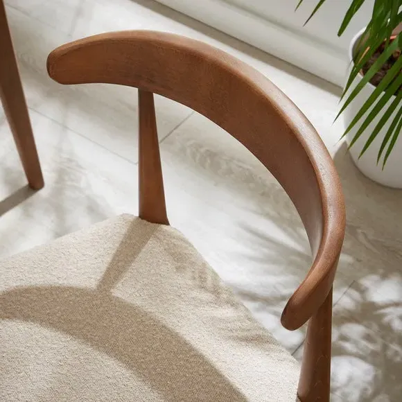 Dining Chair with Upholstered Seat - Warm Sand